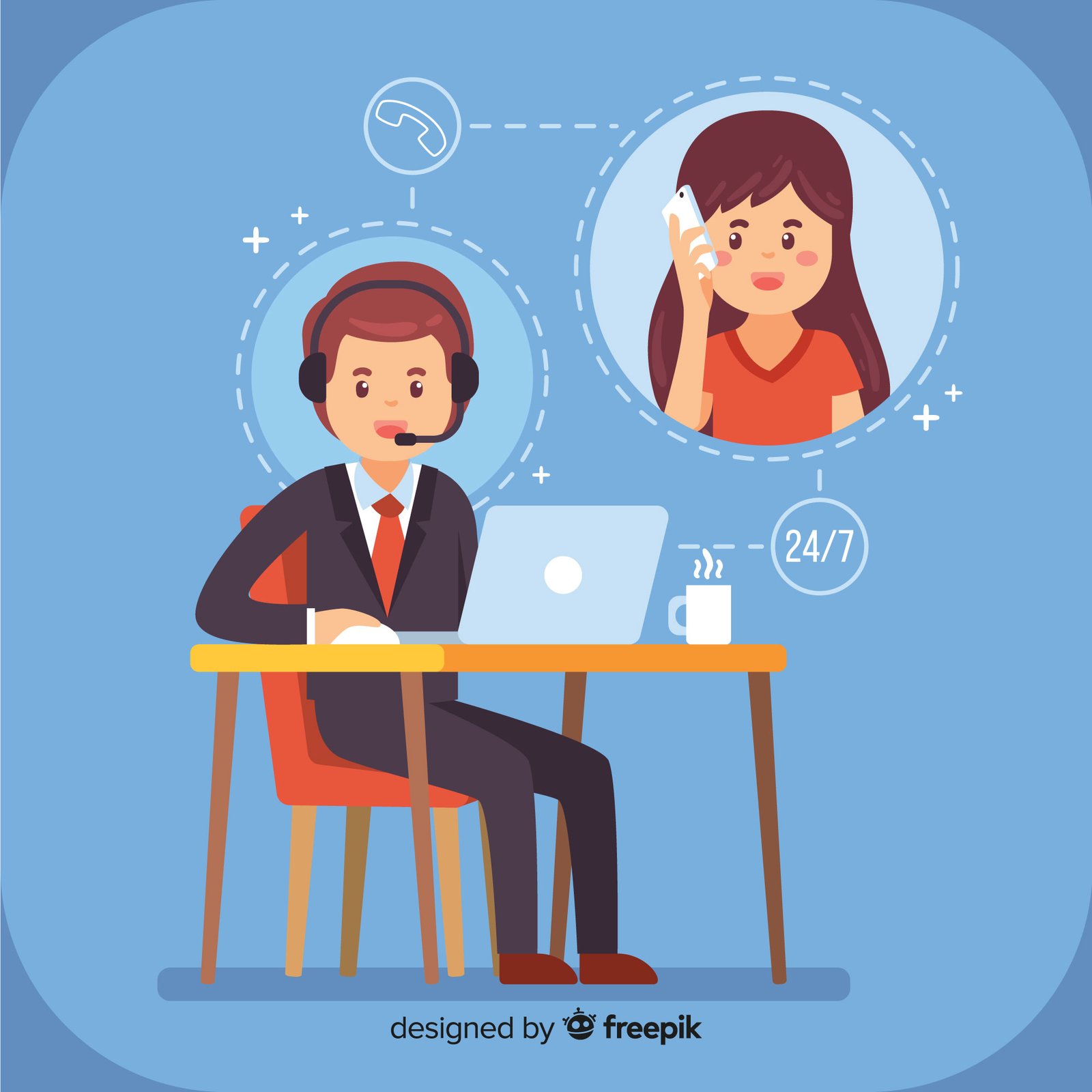 The employee uses Project Collaboration Software to share files, add notes, and get real-time updates