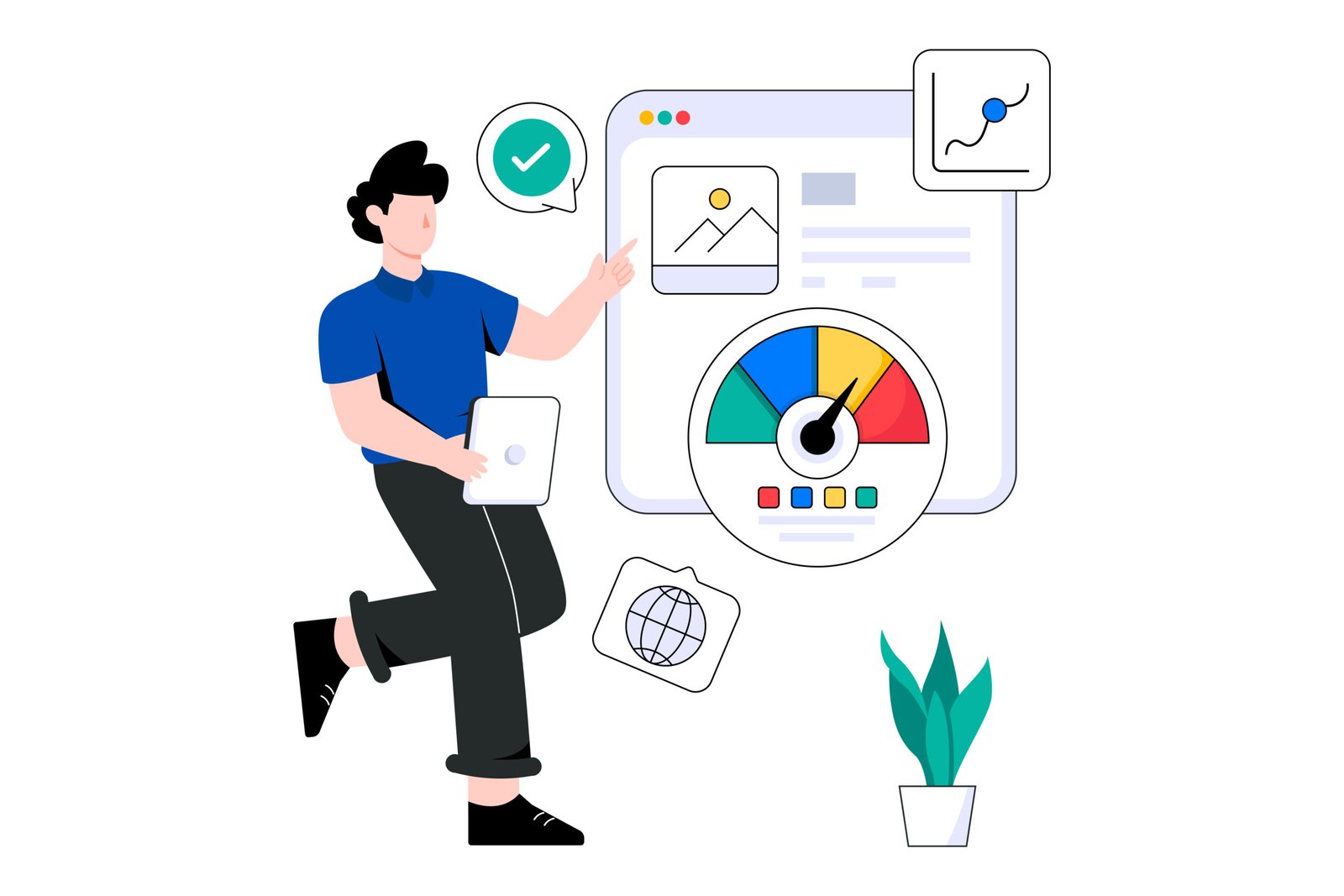 Run a performance check and make changes to help your app and systems work faster and better